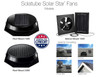 Solar Attic Fan w/ Pitched Flashing (4" high) models
