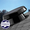 Solar Attic Fan w/ No Pitch Flashing Hurricane Rated (6" high)