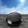 Solar Attic Fan w/ No Pitch Flashing Hurricane Rated (6" high)