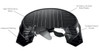 Solar Attic Fan w/ No Pitch Flashing Hurricane Rated (6" high) label