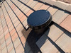 Solar Attic Fan w/ No Pitch Flashing Hurricane Rated (6" high) lifestyle image three roof
