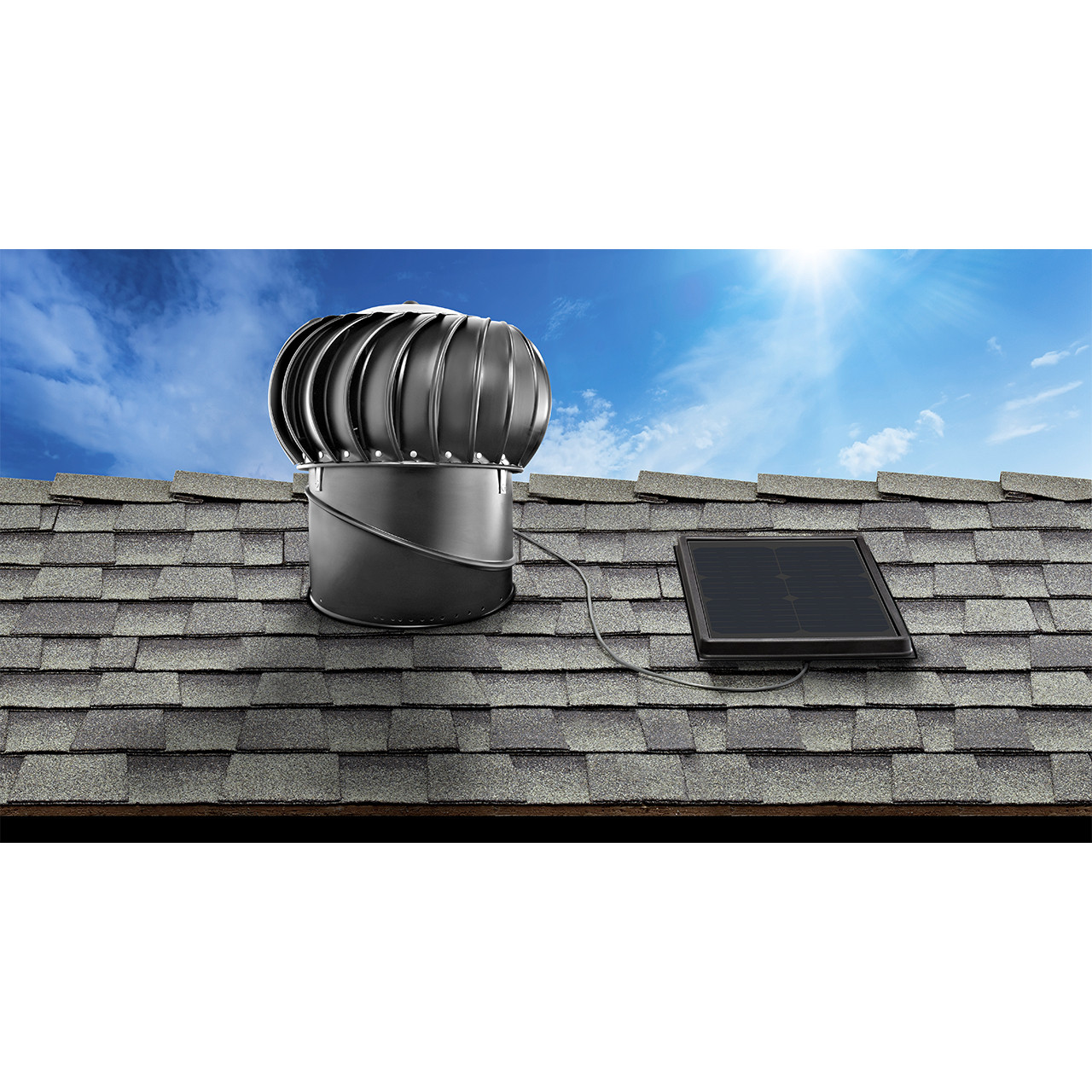 Solar Powered Best Roof Mounted Attic Fan Solatube Solar Attic Fan