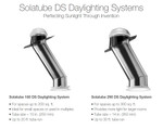 Two Solatube skylights with domes and reflective tubing.
