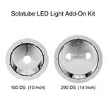 Solatube Light Add-On Kit: two different-sized units, showing the light bulb and reflective surface.