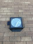 Solatube Low Profile Skylight Kit on a shingled roof.