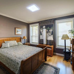 Solatube Skylight Kit with Square Ceiling Fixture (10" · 160 DS Square) small bedroom