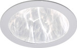Solatube Classic Vusion Diffuser, a round skylight accessory with a white frame and textured, light-diffusing lens.
