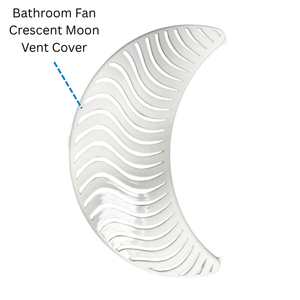 Bathroom Fan Crescent Moon Vent Cover