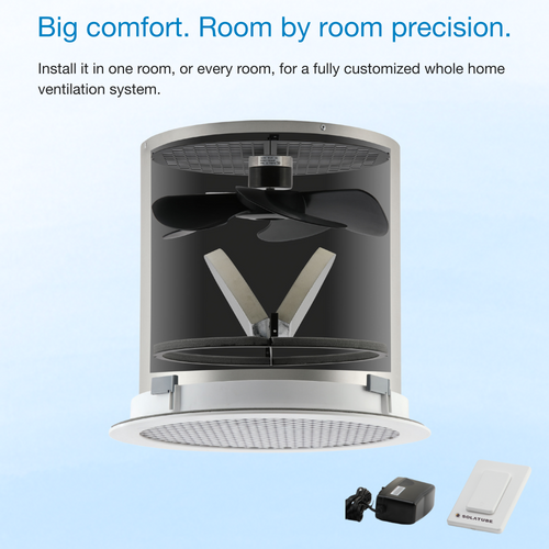 Whole House Fan EPS Focus Model (Up To 500 sqft) illustration