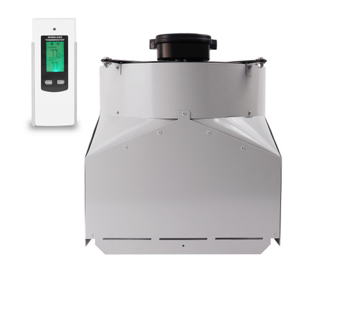 Solatube Garage Fan - The perfect solution to remove heat and odors from garages, man caves, workshops, and outbuildings.