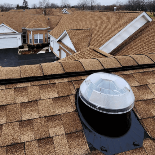 Pitched Metal Flashing