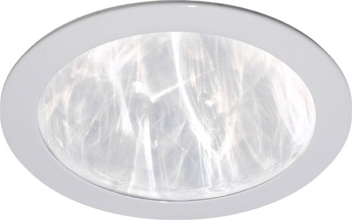 Solatube Classic Vusion Diffuser, a round skylight accessory with a white frame and textured, light-diffusing lens.
