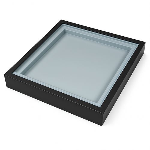 Solatube Premium Fixed Skylight with black frame.