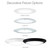 Solatube Skylight Kit with Integrated Night Light decorative fixture options: Classic Vusion, JustFrost, TierDrop, and AuroraGlo.