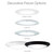 Solatube Skylight Kit with Integrated Night Light decorative fixture options: Classic Vusion, JustFrost, TierDrop, and AuroraGlo.