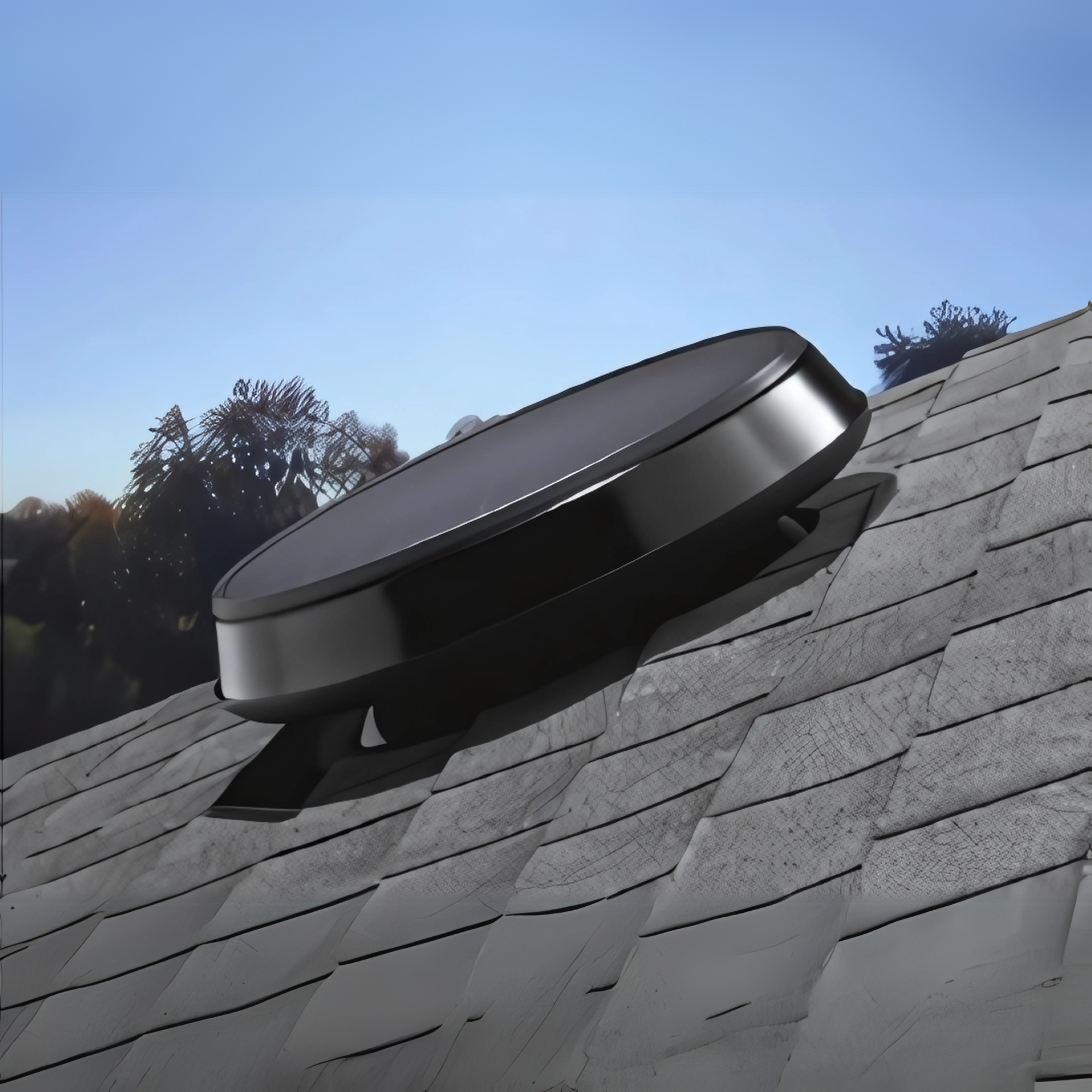 Solar Attic Fan No Pitch Flashing 2.5 inch
