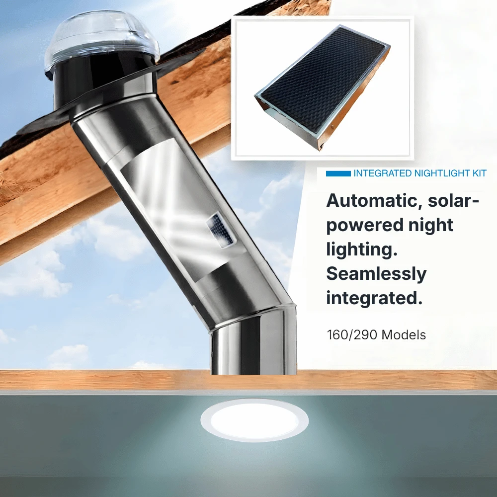 Solatube integrated solar-powered NightLight kit