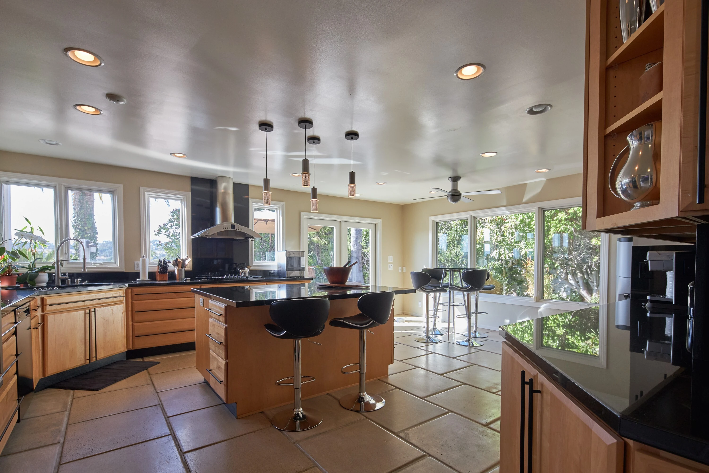 Kitchen before adding Solatube daylight