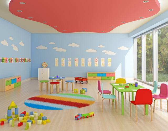 Brighten playrooms