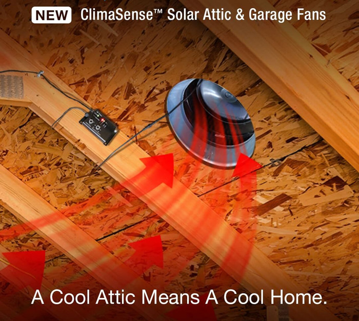 Solar Attic Fan w/ Pitched Flashing (4