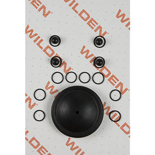 Wilden 01-9815-58 Repair Kit, Wet, 0.5" Bolted Plastic, Santoprene, A/P/WFS Wilden 01-9815-58 Repair Kit, Wet, 0.5" Bolted Plastic, Santoprene, A/P/WFS