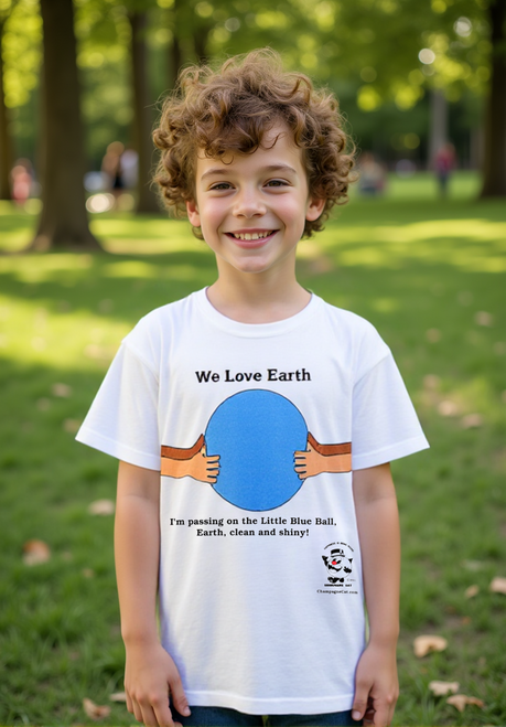 Teach your child to care for the beautiful world we all share.  This soft, high-quality tee features a meaningful message about protecting our planet. It turns everyday wear into a gentle lesson in responsibility and love for the Earth — helping kids feel connected to something bigger than themselves.