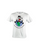 Youth White Short Sleeve T-Shirt With Hugging Earth Graphic