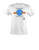 Children's White Short Sleeve T-Shirt With Pass On The Little Blue Ball Graphic