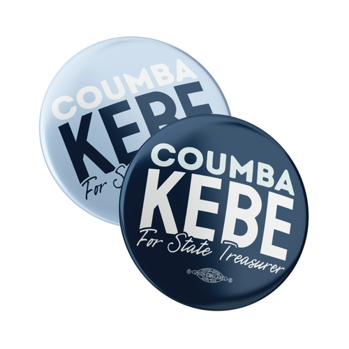 Coumba Kebe (2.25" Pin-Back Button -- Combo Pack Of Two!)