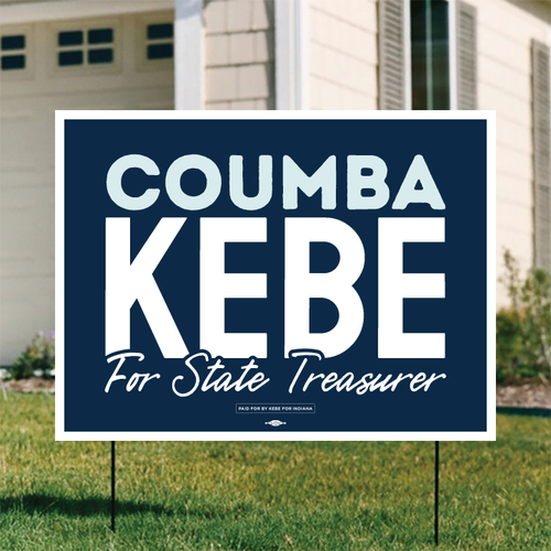 Coumba Kebe (24" x 18" Coroplast Yard Sign)