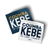 Coumba Kebe (3.5" x 3" Vinyl Sticker -- Combo Pack of Two!)