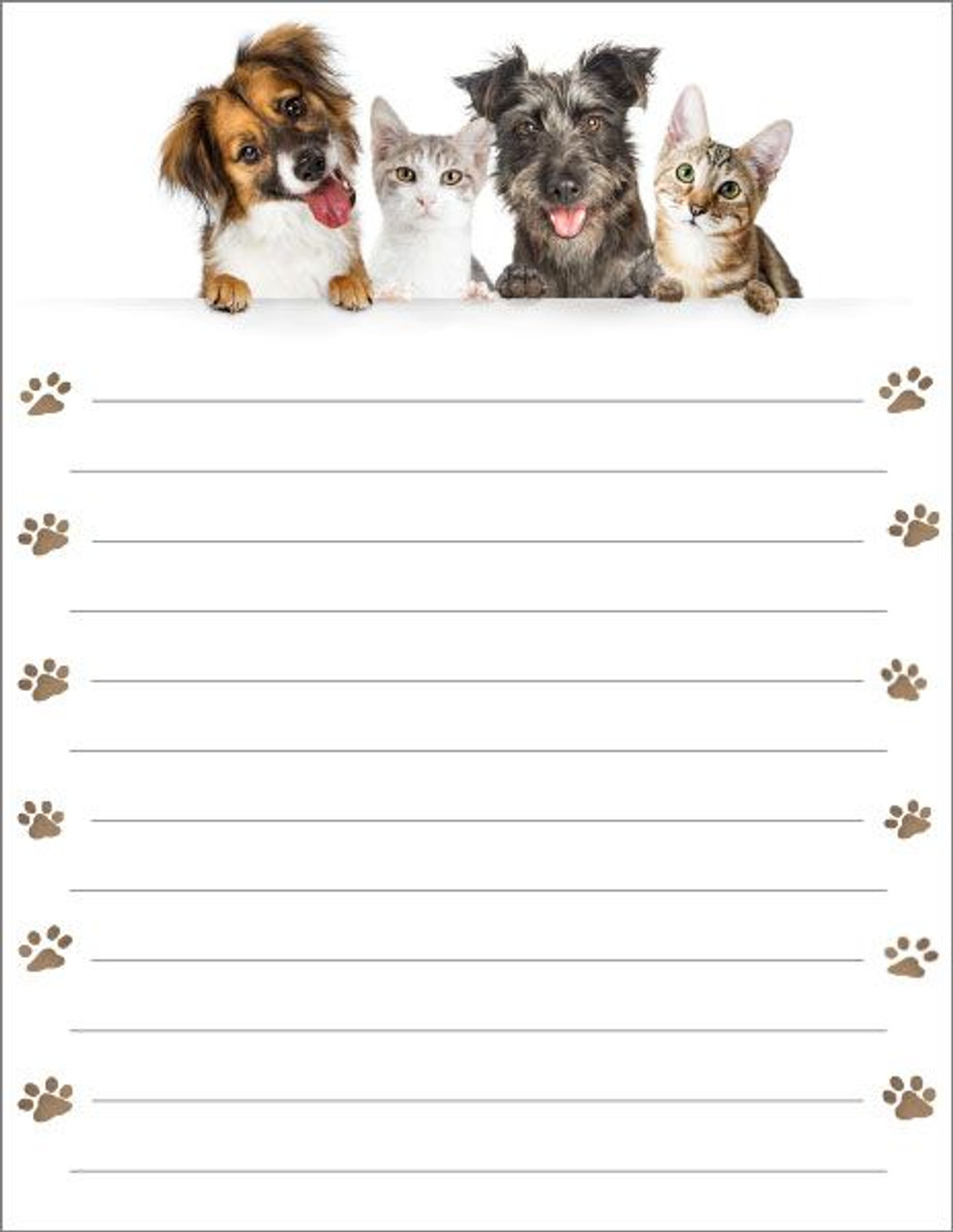 snp06-pet-note-pad for Free Printable Dog Writing Paper SNP06 - Pet Note Pad for Free Printable Dog Writing Paper