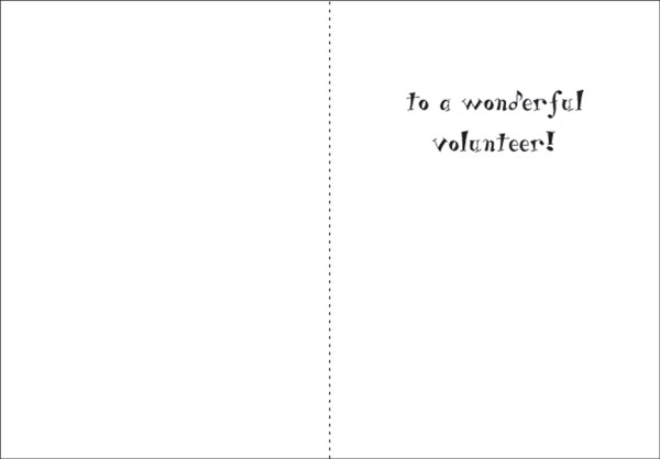 TBL06V Eighth Note Birthday Cards for Volunteers