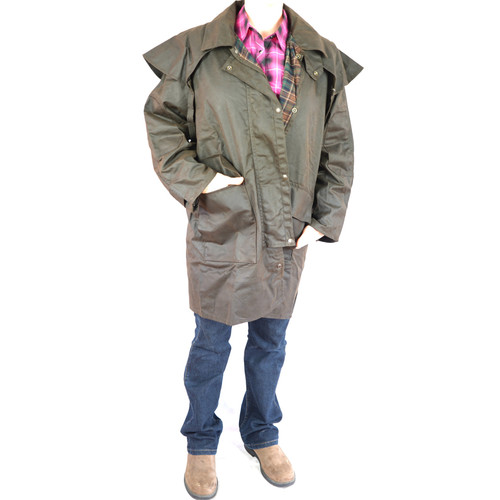 Bendigo Clothing 3Q Oilskin Coat Bendigo Country Clothing