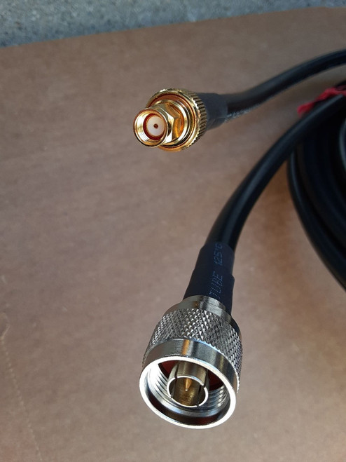 US MADE TYPE-400 50 Ohm coaxial cable N Male to SMA R/P