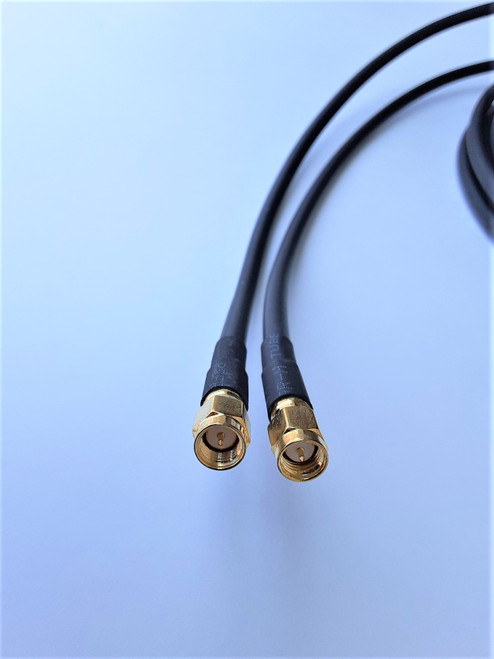 LMR-240 SMA Male to SMA Male Coaxial RF Pigtail Cable 50 Ohms