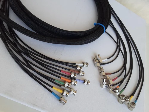 Snake 4855R UHD-SDI Video Cable 4K 12 GHZ Right Angle BNC Male to BNC Male