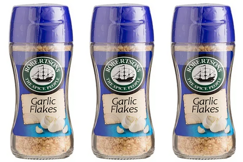 Robertsons BOTTLE Garlic FLAKES 100ml x 3 Units