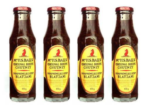 Mrs Balls Chutney Original 470g x 4