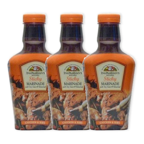 Ina Paarman Marinade Sticky 500ml x 3 Units