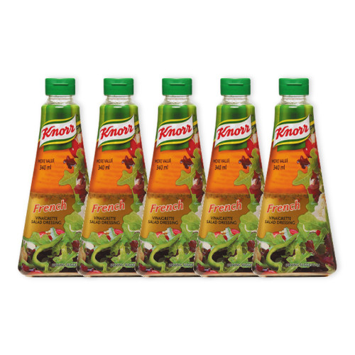 Knorr Salad Dressing French Vinaigrette 340g x 5 Units