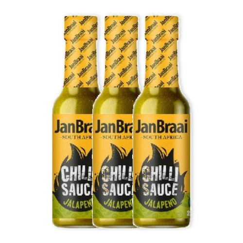 Jan Braai Jalapeno Hot Sauce 250ml x 3 Units