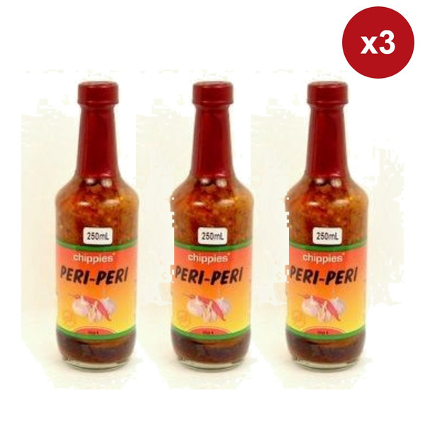 Chippies Sauce Picante Piri Piri 250ml x 3 Units