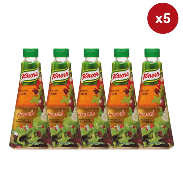 Knorr Salad Dressing French Vinaigrette 340g x 5 Units