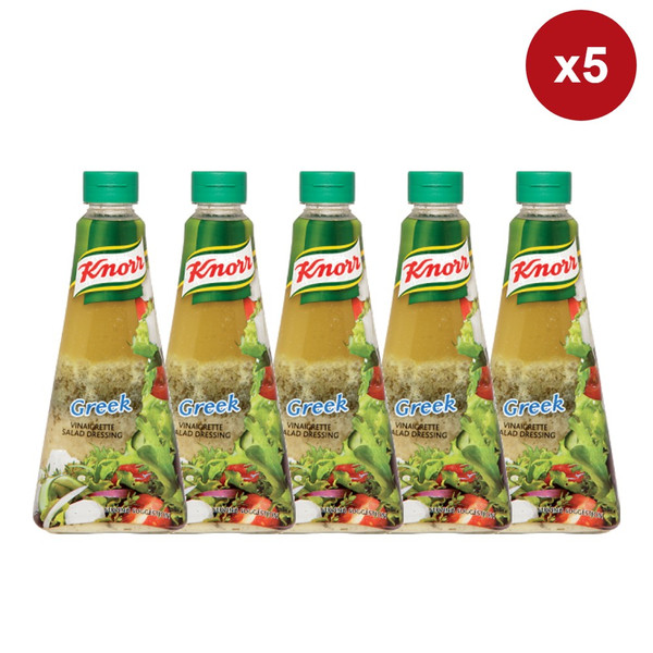 Knorr Salad Dressing Greek Vinaigrette 340g x 5 Units