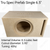 TRU SPEC Prefab Single 6.5" Subwoofer Enclosure