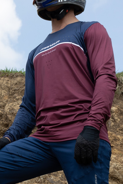 Camiseta Race Air Enduro Larga - Garnet