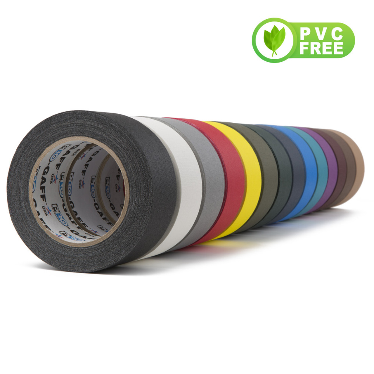 Real Professional Grade Gaffer Tape| USA Made | No Residue | Non-Reflective  | Multipurpose |Weather Resistant | Heavy-Duty | Green Fluorescent, 2 in X