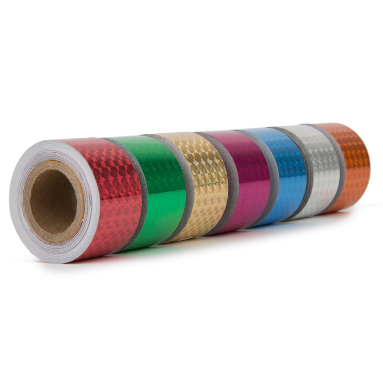 HoloCrystal Tape, choose your color and size, 50 foot rolls of Holographic  Tape