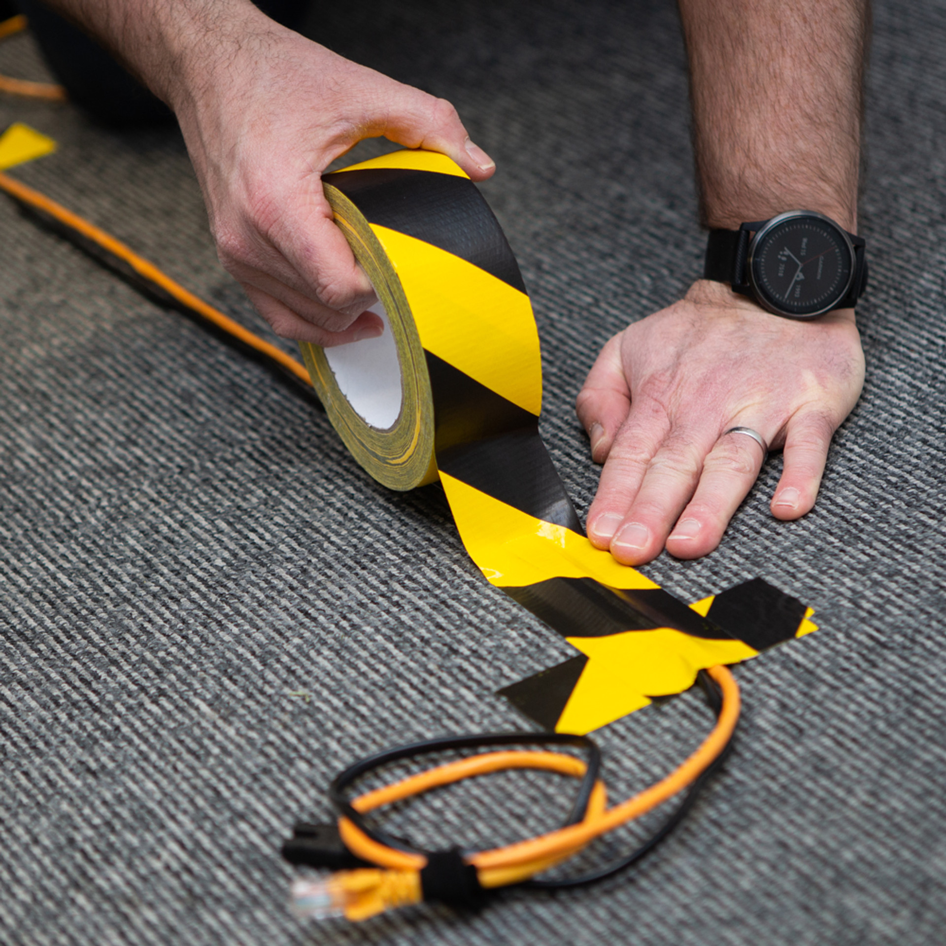 Hazard Duct Tape (Carpet Compatible) Save 30 with Bulk Buy